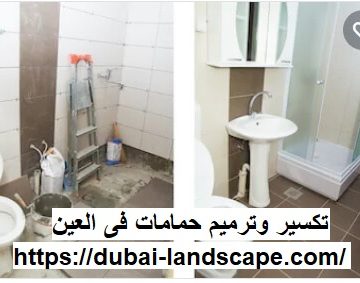 تكسير وترميم حمامات فى العين